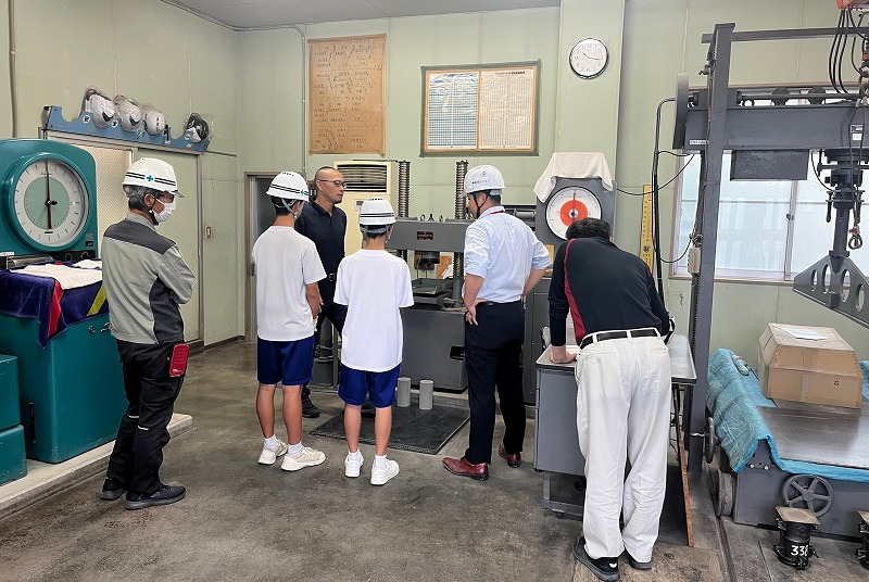 中学生による職場見学
