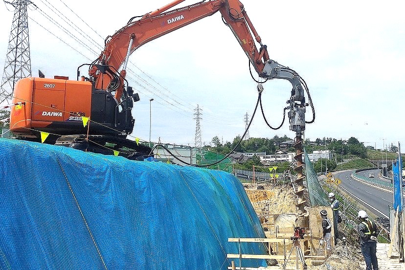 柱状地盤改良体築造